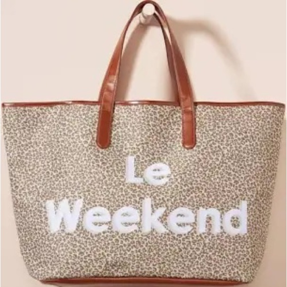 Anthropologie Le Weekend Vacation Tote Bag